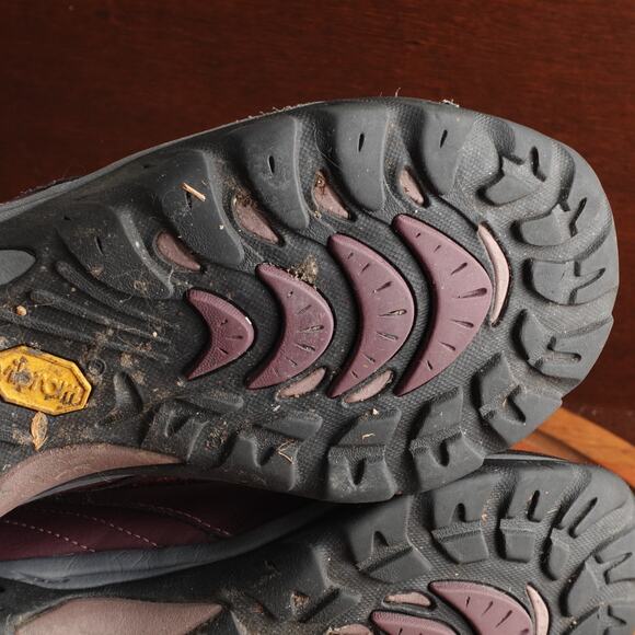 Ahnu Boots Womens SZ 10 Burgundy Twaine Hart Waterproof Hiking Outdoor Gorpcore - Picture 12 of 16